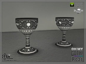 Sims 4 — Oh my Goth Roar living vase by jomsims — Oh my Goth Roar living vase