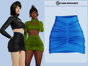 Sims 4 — Irina Skirt by couquett — skirt for your sims 9 swatches Custom thumbnail Base game compatible this have all map
