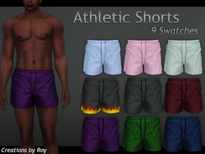 Sims 4 — Athletic Shorts by RoyIMVU — Need to freshen up your hot weather look or add some style for your work out 'fit?