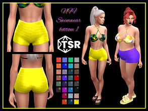 Sims 4 — Swimwear bottom 1 by Nadiafabulousflow — Hi guys! This upload its swimwear bottom - New mesh - Compatible HQ Mod