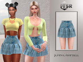 Sims 4 — Jenny Skirt by Joan_Campbell_Beauty_ — 7 swatches Custom thumbnail Original mesh Hq compatible