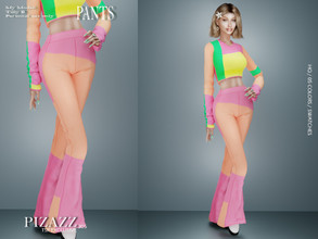 Sims 4 — Stylish Colorblock Pants by pizazz — Pants for your Sims 4 games. . Make it your own style! The pants that go