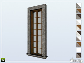 Sims 4 — San Juan Window Tall 1x1 by Mutske — Part of the constructionset San Juan. Made by Mutske@TSR.