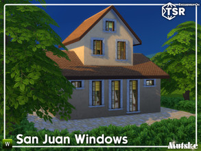 Sims 4 — San Juan Windows Open by Mutske — Windows in Mexican architectural, this is the part with the open windows, they