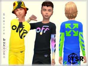 Sims 4 — Shirt Child male by bukovka — T-shirt for children, boys only. Installed standalone, suitable for the base game.