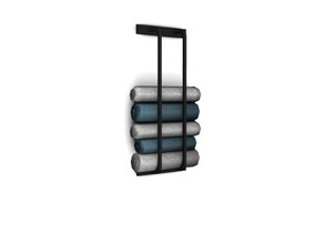 Sims 4 — Raven Towelrack by Angela — Raven Bathroom, decorative towelrack for your wall, made out of iron.