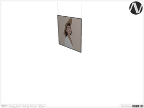 Sims 3 — Jonquiere Ceiling Mounted Painting Short by ArtVitalex — Living Room Collection | All rights reserved | Belong