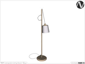 Sims 3 — Jonquiere Floor Lamp by ArtVitalex — Living Room Collection | All rights reserved | Belong to 2022