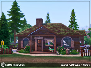 Sims 4 — Moss Cottage - Nocc by sharon337 — Moss Cottage is a 1 Bedroom 1 Bathroom home. Perfect for a Single Person or
