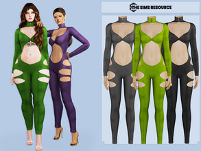 Sims 4 — Maddy Jumpsuit by couquett — this jumpsuit have all map done avaible from Teen to elder this have 19 colors.