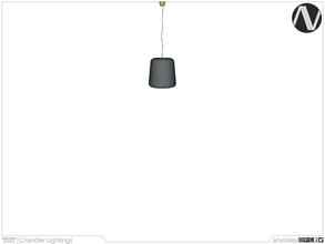 Sims 4 — Chandler Ceiling Lamp With Pendant Cable Short by ArtVitalex — Lighting Collection | All rights reserved |