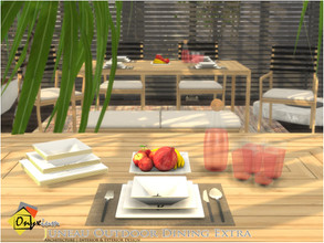 Sims 4 — Juneau Outdoor Dining Extra by Onyxium — Onyxium@TSR Design Workshop Outdoor & Garden Collection | Belong To