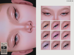 Sims 4 — Eyeshadow | N76 by cosimetic — - Female. ( Teen to elder ) - 10 swatches. - You can find it in the makeup