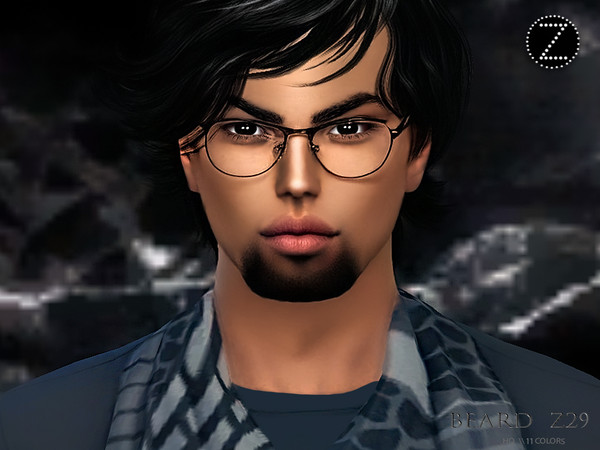 Sims 4 — BEARD Z29 by ZENX — -Base Game -All Age -For Female -11 colors -Works with all of skins -Compatible with HQ mod