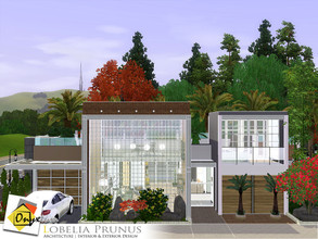 Sims 3 — Lobelia Prunus by Onyxium — On the first floor: Living Room | Dining Room | Kitchen | Bathroom | Adult Bedroom |