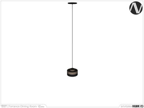 Sims 3 — Torrance Ceiling Lamp Circle Medium by ArtVitalex — Dining Room Collection | All rights reserved | Belong to