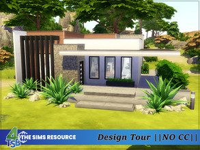 Sims 4 — Design Tour by Bozena — The house is located in the Windenburg. Lot: 20 x 20 Value: $ 54 598 Lot type: