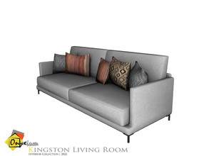 Sims 3 — Kingston Sofa Triple by Onyxium — Onyxium@TSR Design Workshop Living Room Collection | Belong To The 2022 Year