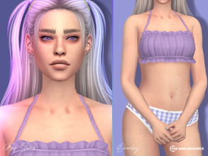 Sims 4 — Kira Skin Overlay by MSQSIMS — This skin overlay with freckles for female sims comes in 4 swatches. Compatible