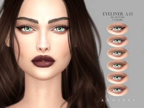 Sims 4 — Eyeliner A45 by ANGISSI — *For all questions go here - angissi.tumblr.com *6 colors *HQ compatible *Female