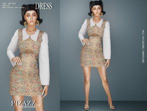 Sims 4 — Classy Mini Dress by pizazz — Dress for your sims 4 games. The dress is stylish and modern. Great for that night