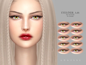 Sims 4 — Eyeliner A46 by ANGISSI — *For all questions go here - angissi.tumblr.com *10 colors *HQ compatible *Female