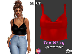 Sims 4 — Top 19 by SL_CCSIMS — -New mesh- -48 swatches- -Teen to elder- -All Maps- -All Lods- -HQ- -Catalog Thumbnail-