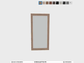 Sims 4 — A-frame - Window 1x2 by Syboubou — This is a modular window 2 tiles high.