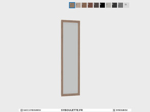 Sims 4 — A-frame - Window 1x4 by Syboubou — This is a modular window for medium wall.