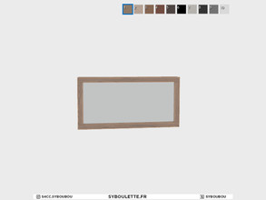 Sims 4 — A-frame - Window 2x1 by Syboubou — This is a modular window 1 tile high.