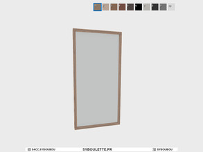 Sims 4 — A-frame - Window 2x4 by Syboubou — This is a modular window for medium wall.
