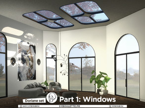 Sims 4 — Patreon Early Release - Doriane part 1: Windows by Syboubou — This set was inspired by a picture I used for my