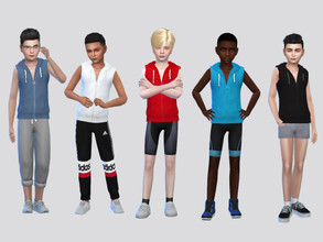 Sims 4 — Tank Hoodie Boys by McLayneSims — TSR EXCLUSIVE Standalone item 6 Swatches MESH by Me NO RECOLORING Please don't