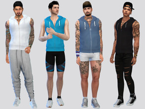 Sims 4 — Tank Hoodie by McLayneSims — TSR EXCLUSIVE Standalone item 6 Swatches MESH by Me NO RECOLORING Please don't