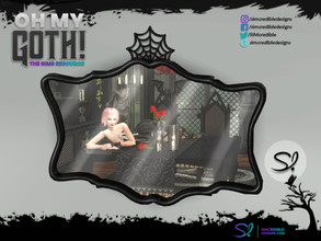 Sims 4 — Oh My Goth - Beauty Room Mirror	 by SIMcredible! — by SIMcredibledesigns.com available at TSR