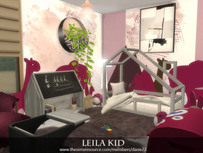 Sims 4 — Leila Kid by dasie22 — Leila Kid is a modern toddler bedroom. Please, use code "bb.moveobjects on"