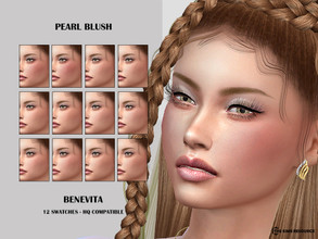Sims 4 — Pearl Blush [HQ] by Benevita — Pearl Blush HQ Mod Compatible 12 Swatches I hope you like!