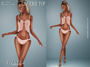 Sims 4 — Embrace Lingerie Top by pizazz — Lingerie Top for your female sims. Sims 4 games. Pic only shows 1 of 25
