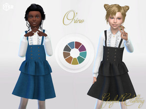 Sims 4 — Orino by Garfiel — - 9 colours - Everyday, party, formal - Base game compatible - HQ compatible