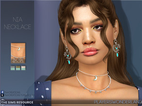 Sims 4 — Nia Necklace by PlayersWonderland — *Name by a good friend of mine. Hope you like the necklace! 2 small