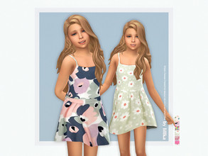 Sims 4 — Kianna Dress by lillka — Kianna Dress 6 swatches Base game compatible Custom thumbnail