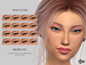 Sims 4 — Shay Eyes [HQ] by Benevita — Shay Eyes HQ Mod Compatible 16 Swatches For all age I hope you like!