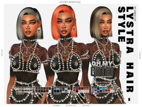 Sims 4 — Oh My Goth Lystra Hairstyle by Leah_Lillith — Lystra Hairstyle All LODs Smooth bones Custom CAS thumbnail Works
