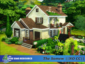 Sims 4 — The Somew by Bozena — The house is located in the Henford-on-Bagley . Lot: 30 x 20 Value: $ 68 938 Lot type: