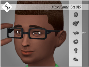 Sims 4 — Max Kante - Set019 - Glasses by AleNikSimmer — THIS PACK HAS ONLY THE GLASSES. -TOU-: DON'T reupload my items as