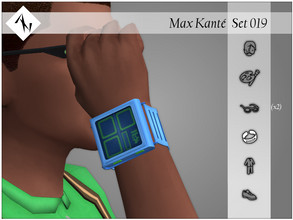 Sims 4 — Max Kante - Set019 - Wrist R - Wristwatch by AleNikSimmer — THIS PACK HAS ONLY THE WRISTWATCH. -TOU-: DON'T