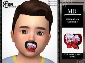 Sims 4 — INUYASHA PACIFIER by Mydarling20 — new mesh base game compatible all lods all maps 6 colors