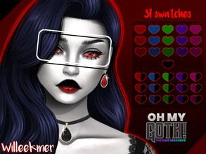 Sims 4 — OhMyGoth - Insurmountable Grief by Willeekmer — BGC 31 swatches Teen - Elder Male - Female Custom thumbnail