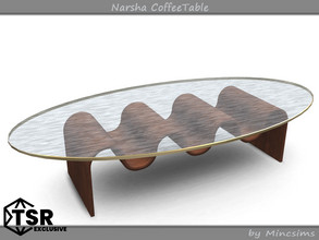 Sims 4 — Narsha CoffeeTable by Mincsims — Basegame Compatible 4 swathces
