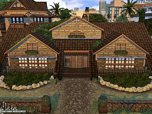 Sims 4 — Maia Unfurnished House | noCC by simZmora — Lovely, elegant house with unfurnished space. :) Lot:40x30 Lot type: